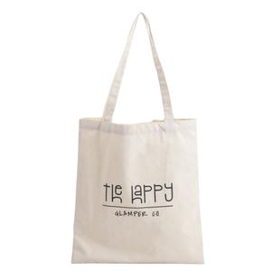 Sac en toile de coton biologique avec Logo personnalisé imprimé, vente en gros, promotion, fourre-tout vierge - Product Image 1