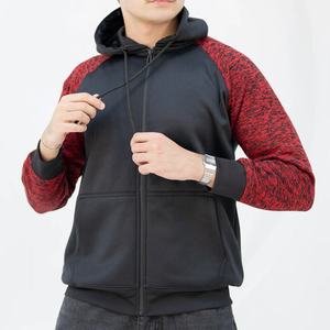 Sudadera con Capucha Gruesa con Apliques para Hombre, Manga Larga, Color Sólido, Invierno, Impresión Digital Personalizada - Product Image 1