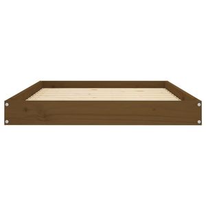 Cama para Perro de Madera de Pino Sólido Color Marrón Miel, Resistente, 40.0 X 29.1 X 3.5 Pulgadas, Camas Duraderas para Mascotas - Product Image 4