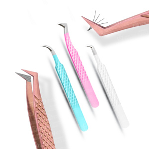 Pince à épiler en acier inoxydable pour extensions de cils, idéale pour séparer les cils naturels et assurer une prise parfaite, personnalisable avec logo OEM - Product Image 5