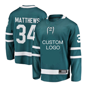 Maillots de hockey sur glace personnalisés en gros, collection hiver 2026, imprimés numériquement, réversibles, 100 % polyester, antibactériens, séchage rapide - Product Image 6