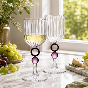 Verres à vin colorés en borosilicate faits à la main de 200 ml, sans plomb, à pied, pour vin rouge et blanc, réutilisables, vente en gros - Product Image 2