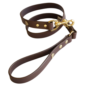 Correa de perro con logotipo personalizado para perros con correa de cuero genuino resistente de lujo para mascotas Correa trenzada de cuero de vaca real OEM - Product Image 3