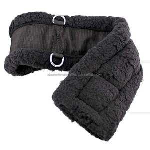 Sangle de selle en gaufre pour cheval de haute qualité en polaire noire, durable et écologique, couleur et logo personnalisables, vente en gros en Inde - Product Image 5