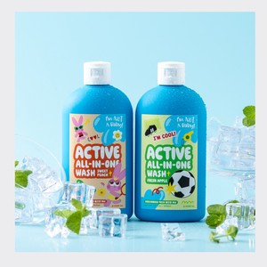 Gel de baño y ducha I'm Not a Baby, champú y jabón corporal para bebés, todo en uno, aroma a melocotón dulce y manzana fresca, set de 300 ml - Product Image 4