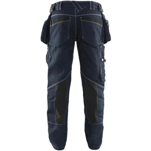 Construction Clothing Cargo Trousers Multi Functional <b>Tool</b> Stretch Durable Workwear Work Pants for Men <b>Mechanic</b> Clothes <b>Set</b> Logo - Product Image 4