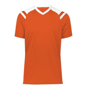 Camiseta de Fútbol para Hombre, Cuello en V, Color Morado, Manga Corta, Absorbe la Humedad, 100% Poliéster, Color Sólido, Personalizable, Uniforme de Equipo - Product Image 4