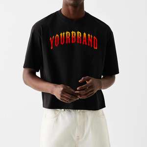 Oferta: Conjunto de Camiseta y Pantalones Cortos Oversize de Dos Piezas, 100% Algodón, 250g, Lavado Ácido, para Hombre y Mujer - Product Image 6