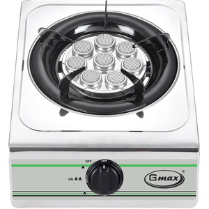 เตาแก๊สไฟฟ้าแบบพกพา Gmax GL-101T เตาเดี่ยว หน้าเตาเหล็กหล่อ สำหรับใช้ในโรงแรม ติดตั้งบนโต๊ะสแตนเลส - Product Image 2