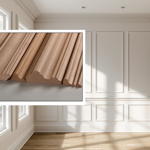 Decorative Wood Moulding Trim for Walls and Ceilings Baseboard Crown Molding Interior Millwork for Living Room Bedroom Design - Product Image 1