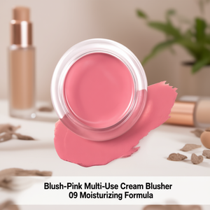 บลัชออนสีชมพูอ่อนอเนกประสงค์ 09 สูตรเพิ่มความชุ่มชื้น - Product Image 3