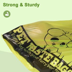 Sacs à déjections canines, rouleaux de recharges extra épais pour sacs à déjections, 240 unités, renforcés pour une étanchéité garantie, parfum lavande - Product Image 5