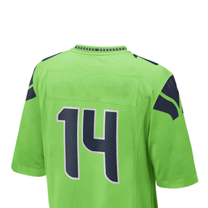 Mens V Neck Football Jersey Sublimated Print Breathable <b>Mesh</b> <b>Short</b> Sleeve Adult Sports Apparel mens v neck football jersey - Product Image 5