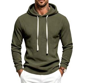 Sweat-shirt à capuche pour homme 100% coton tricoté coupe classique dégradé de couleurs décontracté pour l'automne impression numérique - Product Image 6