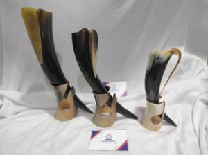 Cuerno de Búfalo Auténtico Vikingo, Cuerno para Beber de Moda, de Alta Demanda y Tendencia, con Soporte de Cuero de Cabra, Estilo Vikingo Ragnar - Product Image 2