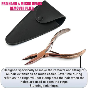 Hair Beauty Pliers Stainless Steel Hair <b>Extension</b> Pliers Strong Grip High Quality Professional Salon Tools Stainless Steel - Product Image 5