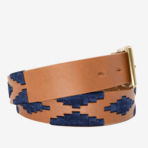 Ceinture Polo en Cuir Véritable pour Homme, Boucle à Ardillon, Motif Géométrique, Style Décontracté, Alliage, Largeur 3,5 cm, Longueur 120 cm, Durable et Haute Résistance - Product Image 4