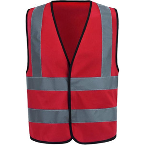 Chaleco de seguridad económico de poliéster, reflectante, para trabajo y seguridad en el tráfico, con logotipo personalizado impreso, subido por Dress Sports - Product Image 1