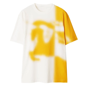 Unisex <b>T</b>-Shirt Silk Screen Printed 100% Cotton Nonwoven 220 Grams Front And <b>Back</b> Dye Print - Product Image 1