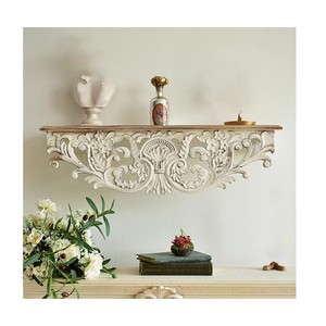 Sheesham Wood <b>Wall</b> <b>Floating</b> <b>Shelves</b> Mid Century Modern Design Storage Functions OEM Custom Wholesale | Aqudus Saleem India - Product Image 5