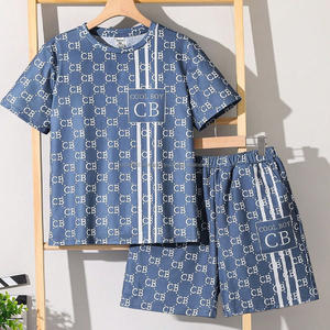 Vêtements pour enfants mixtes, robe tendance, t-shirt, haut et pantalon, short pour garçons, en coton, pour la saison printanière, état neuf - Product Image 5