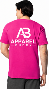 เสื้อยืดแขนสั้นผู้ชายแบรนด์ AMY ผ้าฝ้าย 100% ทรงปกติ รับสกรีนโลโก้ ขายส่ง - Product Image 2