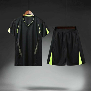 Uniformes de Fútbol Personalizados para Deportes Unisex, Conjunto de Camiseta y Pantalones Cortos con Color y Logotipo Personalizados, Tela 100% Poliéster, Nuevo Estilo 2026 - Product Image 5