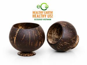 Premium Natural <b>Coconut</b> Shell Bowls Handmade Polished with Organic <b>Coconut</b> Oil Custom Logo Eco-Friendly Sustainable Tableware - Product Image 3