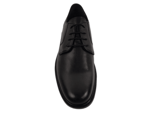Zapatos Oxford de Cuero Genuino para Hombre, con Cordones, Punta Puntiaguda, Color Sólido, Suela de Goma Acolchada, para Todas las Temporadas - Product Image 4