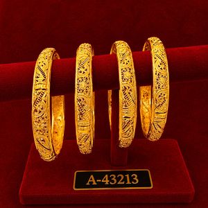 Women's 24K Gold Plated Classic Bangles Wedding Jewelry A-43212 - Product Image 2