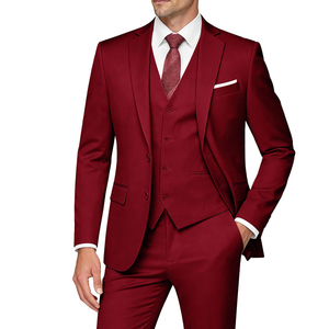 Best Selling Custom Logo Business Blazer <b>Suits</b> Men Three-Piece 100% Cotton Single Breasted Anti-Wrinkle Custom Men <b>Suit</b> - Product Image 1