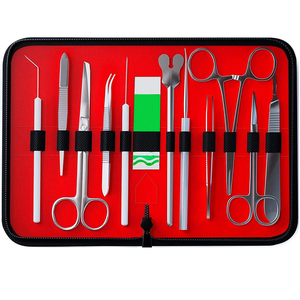 Juego de Instrumentos Quirúrgicos Duraderos de Acero Inoxidable, Kit de Herramientas Médicas Profesionales para Cirujanos y Uso Hospitalario - Product Image 1