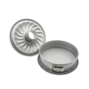 Molde redondo para pastel con base desmontable de 26.5 cm (10.5 pulgadas), 2 tipos de base extraíble. Revestimiento antiadherente duradero para hornear pasteles - Product Image 2