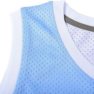 Embroidery Stitched Custom Basketball Jersey Fashion Style Polyester Printed Street <b>Mesh</b> Sports Uniform Four-Way Stretch - Product Image 5