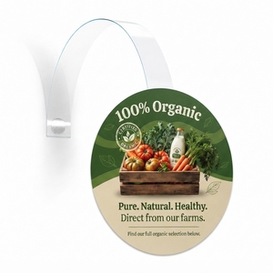 Présentoir publicitaire de supermarché en PVC de qualité alimentaire, écologique, sans BPA, durable et personnalisable - Product Image 5