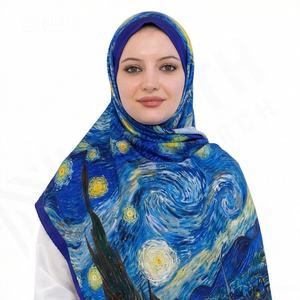 Hijab de haute qualité pour femmes musulmanes, en tissu de chiffon doux, longueur moyenne, respirant, durable, châle, foulard, usage quotidien, premium - Product Image 2