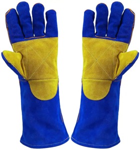 CAPTAIN INDUSTRY CI-WG-107 Guantes de Soldadura de Cuero de Alta Calidad con Diseño Personalizado, Antideslizantes e Impermeables - Product Image 6