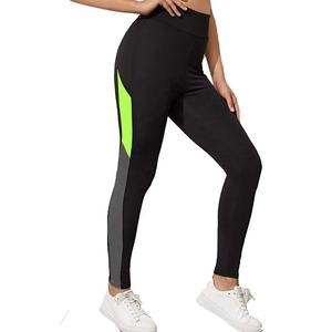 Mallas de yoga con logotipo personalizado de alta calidad, mallas de entrenamiento con realce de botín con detalle de diamantes de imitación, ropa de gimnasio de cintura alta para mujer - Product Image 1