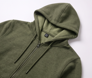 Men's Casual Full Zip <b>Hoodie</b> Soft Cotton Hooded Sweatshirt Long Sleeve <b>Lightweight</b> <b>Hoodie</b> for Daily Wear - Product Image 3
