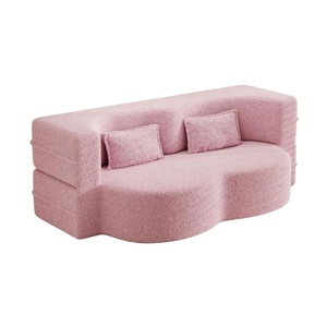 Canapé-lit en boîte, ensemble de luxe, canapé moderne, tissu, peluche, canapé modulaire, meubles de salon - Product Image 6