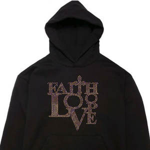 Sudaderas con Capucha de Invierno para Hombre, Diseño Personalizado, Ligeras, Transpirables, de Forro Polar Sólido, Servicio OEM, Mezcla de Algodón con Pedrería - Product Image 2