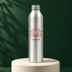 Botellas de aluminio para jugo con marca personalizada y tapas de rosca para envasado de bebidas - Product Image 1
