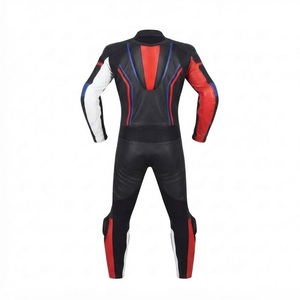 Combinaison de course en cuir pour moto, équipement de moto professionnel pour hommes avec protection intégrale du corps - Product Image 2