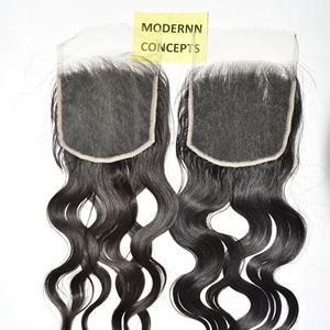 Extensiones de Cabello Humano 100% Natural de Templo Indio HD 6*6 con Cierre, Doble Trama, Ondulado, Súper Ondulado, Negro Natural, Remy - Product Image 6