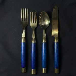 Ensemble de couverts en acier inoxydable, résistant au lave-vaisselle, design élégant, vaisselle de luxe, couverts de table, poignée en résine - Product Image 6
