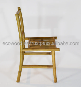 Chaise de café noir de Style français, chaise de salle à manger en bambou de jardin pour Restaurant, maison et hôtel, chaise d'extérieur - Product Image 2