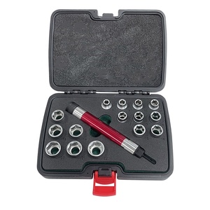 Jeu de 16 douilles à cliquet manuelles de 1/4 po pour écrous profonds avec mallette de transport moulée sous pression - Product Image 2