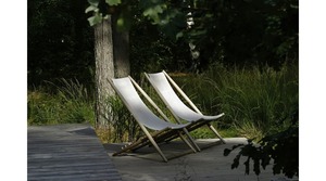 Bamboo Sun Lounger Outdoor <b>Folding</b> Beach <b>Chair</b> with Cushions European Design Villa Use Made in Vietnam by Kingcraftviet - Product Image 3