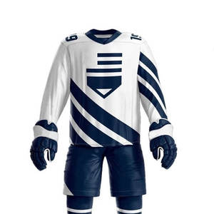 Venta al por Mayor de Camisetas de Hockey sobre Hielo – Precio Económico, Logotipo Bordado, Uniformes Sublimados 100% Poliéster - Product Image 5