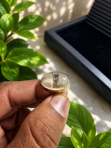 Meilleure bague empilable en pierre précieuse naturelle de rutile doré, bijou de haute qualité au meilleur prix, pierre précieuse naturelle - Product Image 3